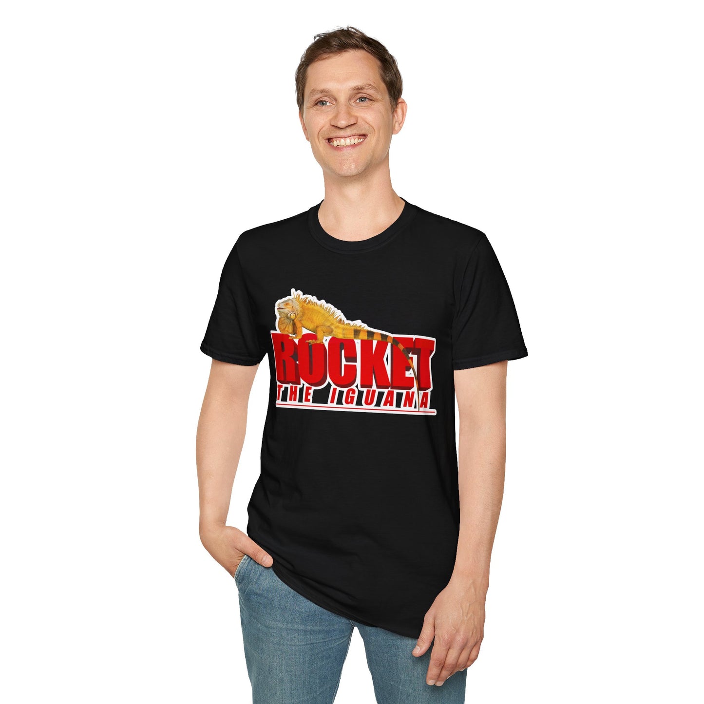 Rocket The Iguana T-Shirt (stroked)