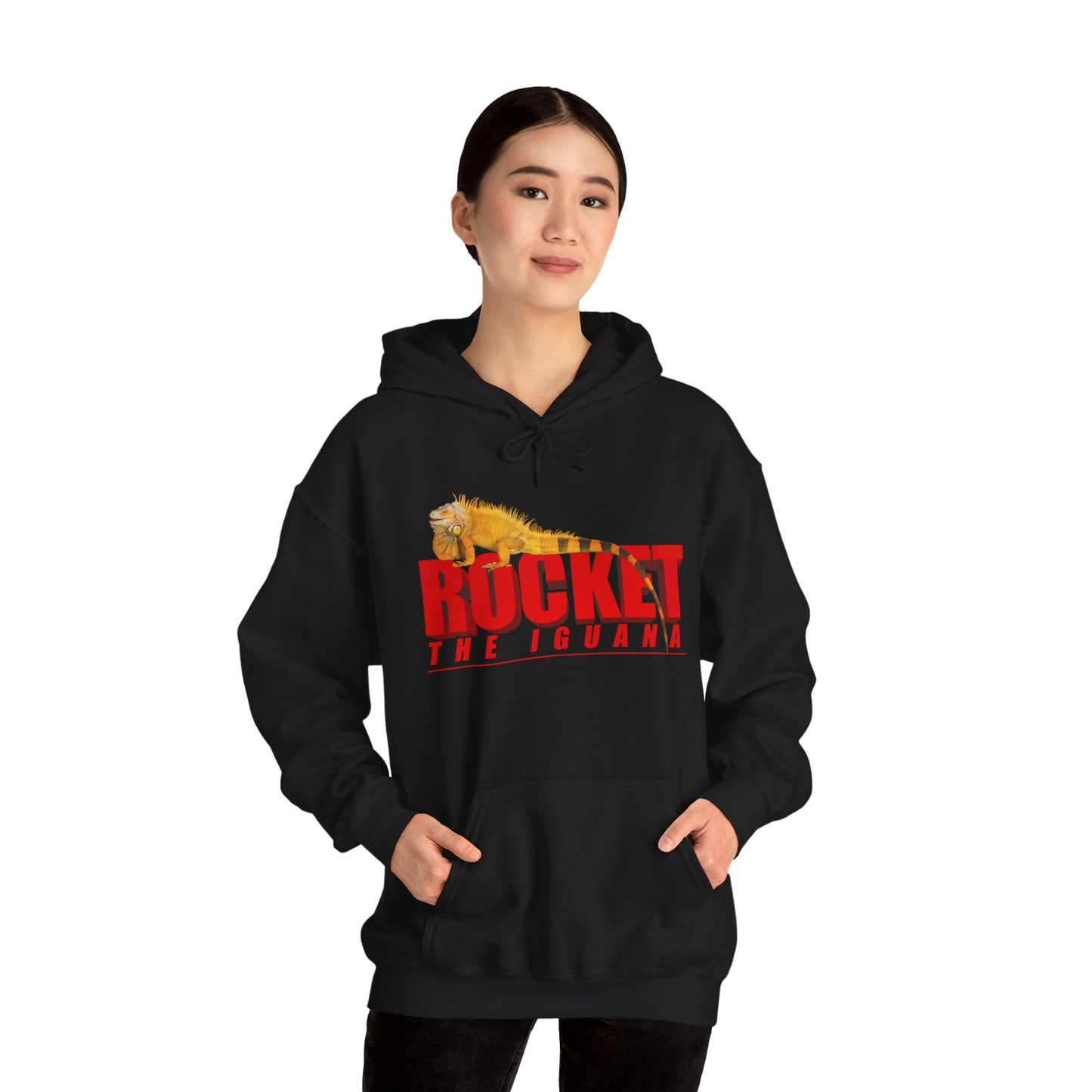 Rocket The Iguana Hoodie (un-stroked)